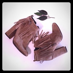 Schutz Fringe Bootie Size 7